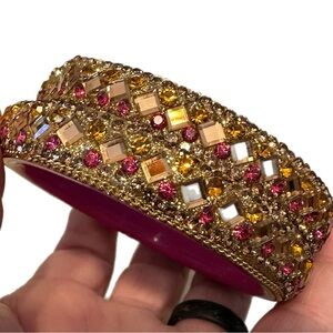 Dazzling Bangle bracelets with intricate detailing